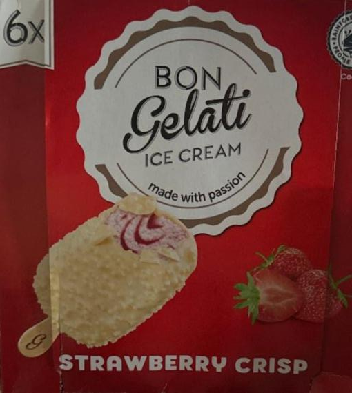 Фото - Strawberry crisp Bon Gelali Ice cream