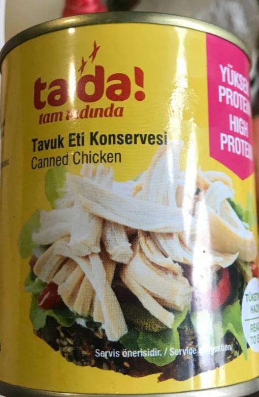 Фото - Canned Chicken Tavuk Eti Konservesi Ta!da!