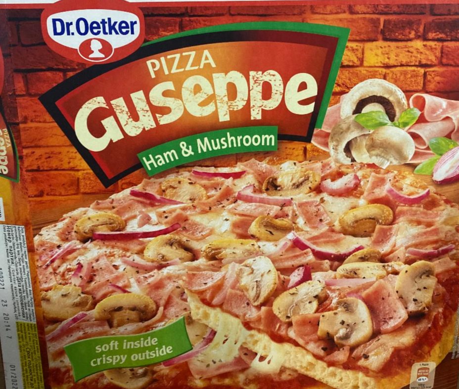 Фото - Піца з шинкою та грибами Pizza Guseppe Dr. Oetker