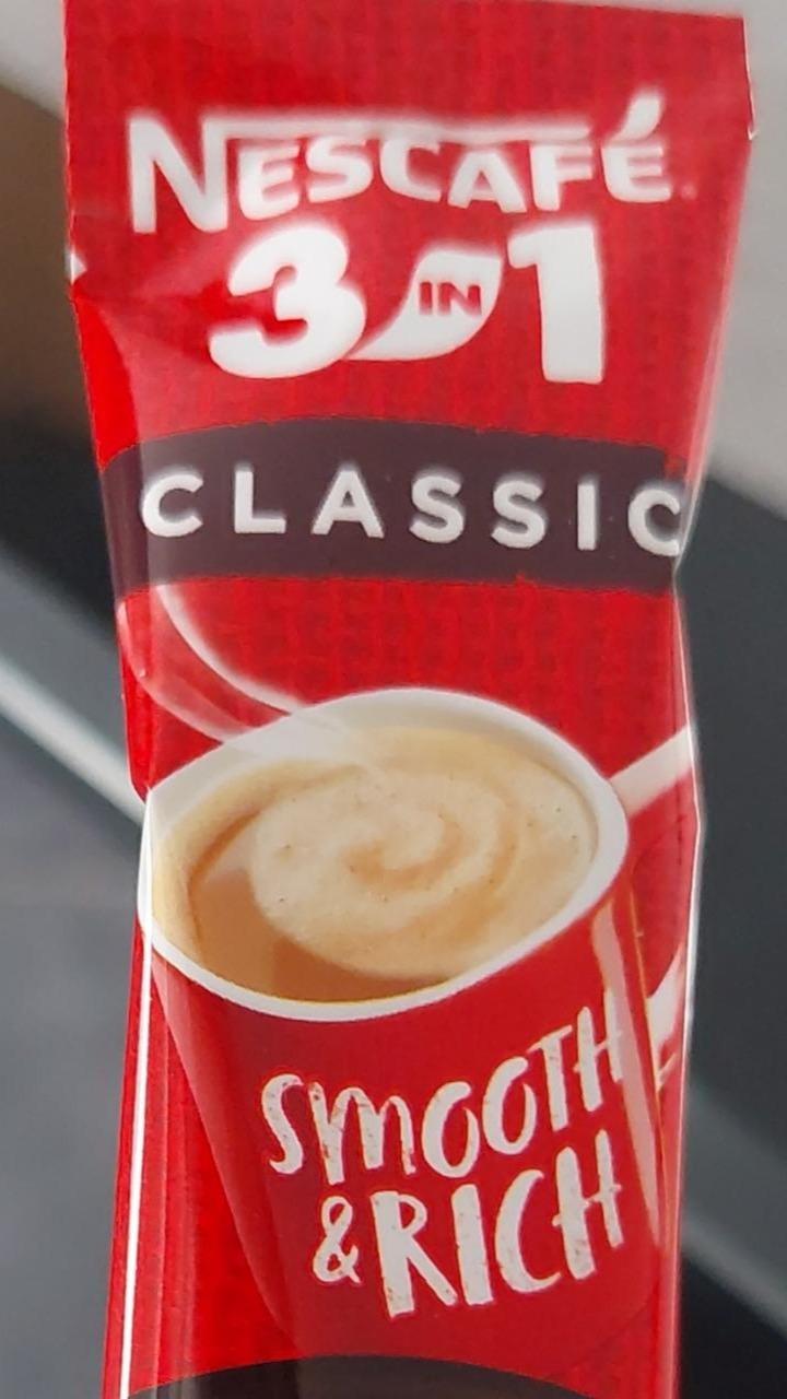 Фото - Кавовий напій classic 3 в 1 smooth rich Nescafé