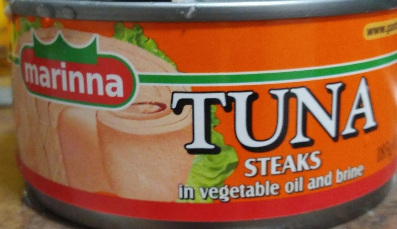 Фото - Тунець в рослинній олії Tuna Steaks Marinna