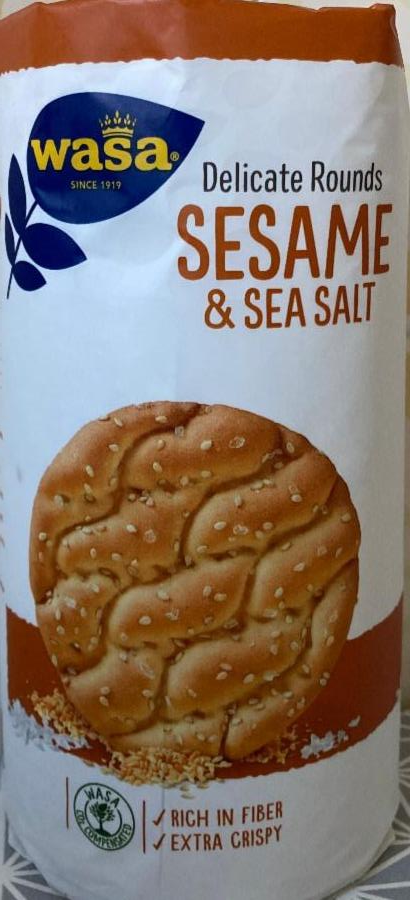 Фото - Хлібці хрусткі з кунжутом і морською сіллю Wasa