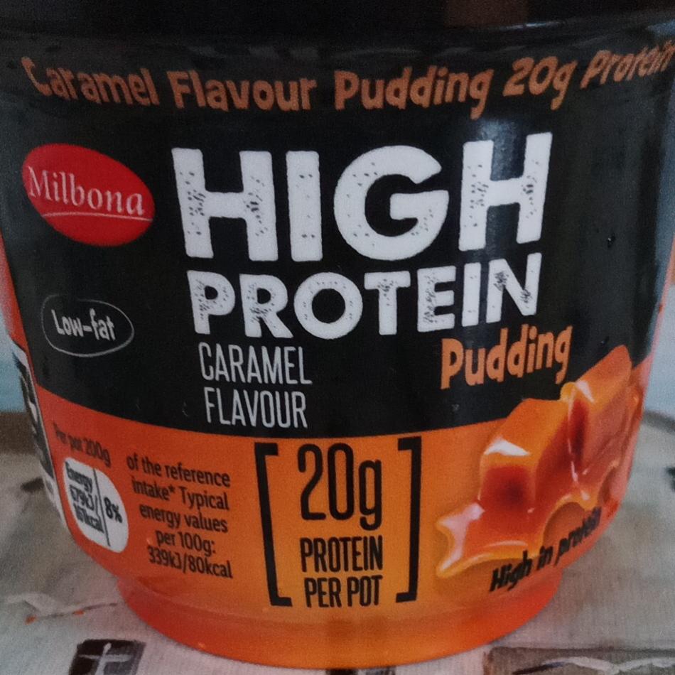 Фото - High Protein Caramel flavour pudding Milbona
