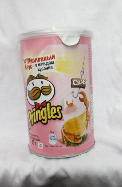 Фото - Картопляні чіпси зі смаком краба Pringles