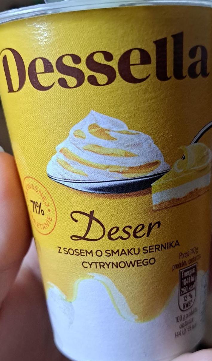 Фото - Deser z sosem o smaku sernika cytrynowego Dessella
