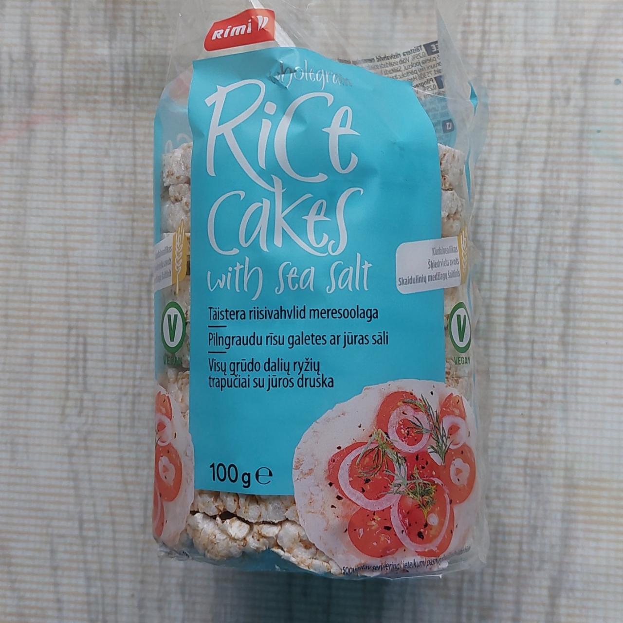 Фото - хлібці рисові з морською сіллю Rimi