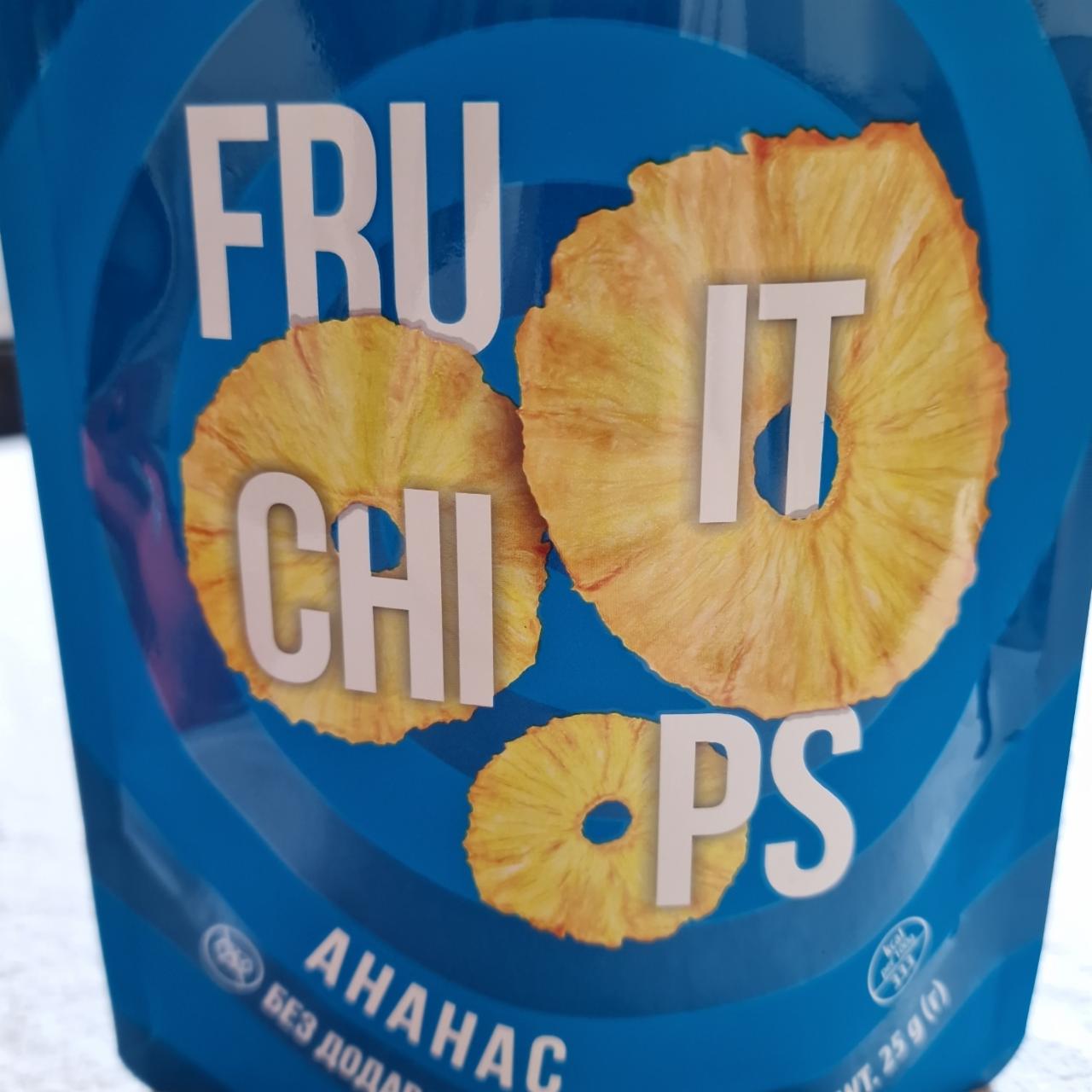 Фото - Чіпси фруктові з ананаса Frips