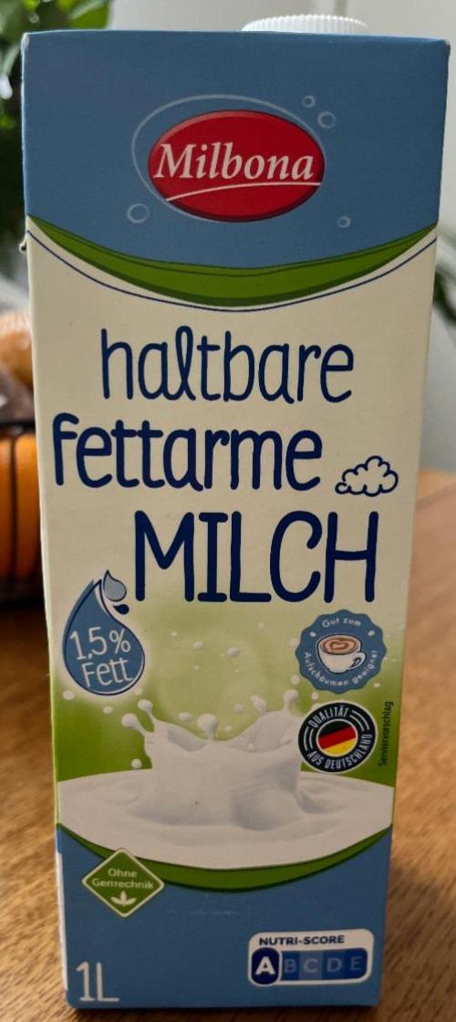 Фото - Молоко 1.5% Milbona