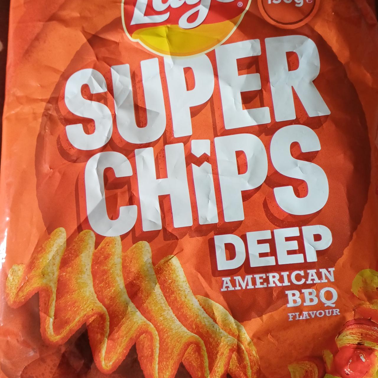 Фото - Чіпси картопляні American BBQ Super Chips Lay's