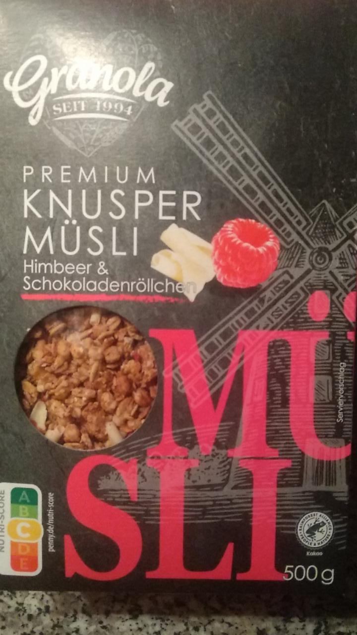 Фото - Хрусткі мюслі Premium Knusper Müsli Granola