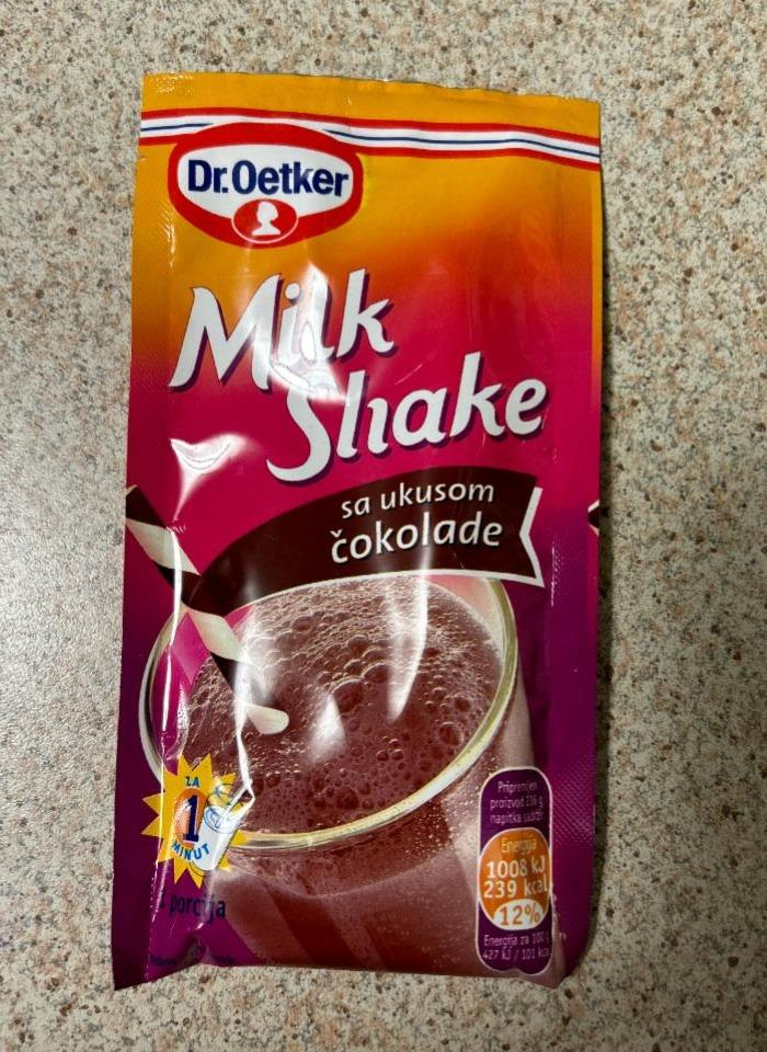 Фото - Напій розчинний Мілкшейк зі смаком шоколаду Milk Shake Dr.Oetker