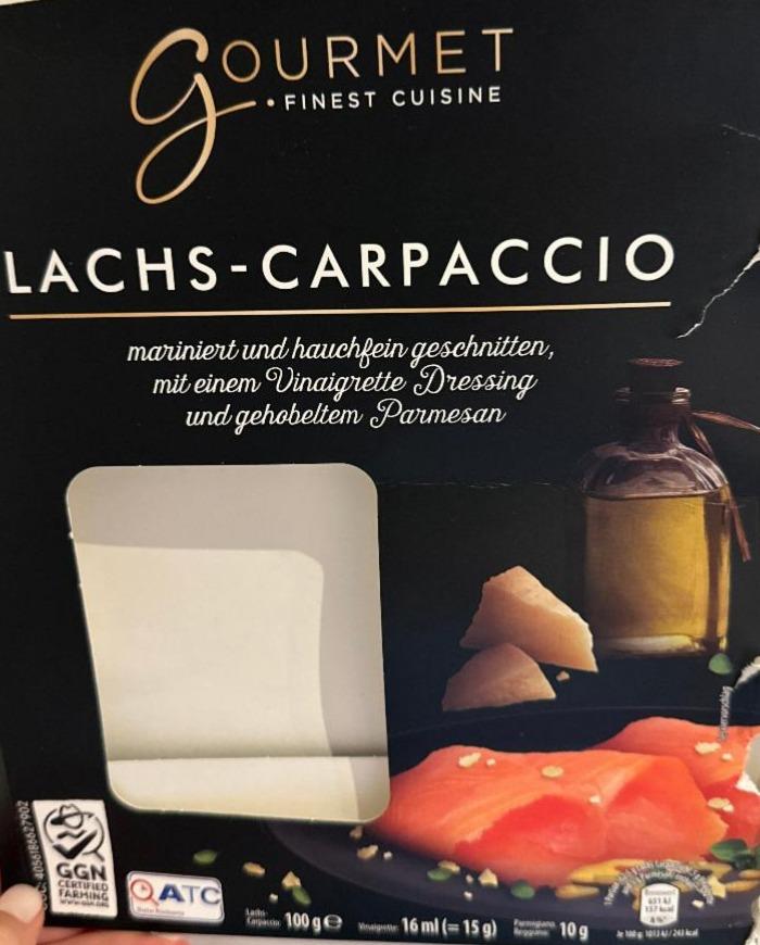 Фото - Lachs-Carpaccio mit Vinaigrette und Parmigiano Gourmet Finest Cuisine
