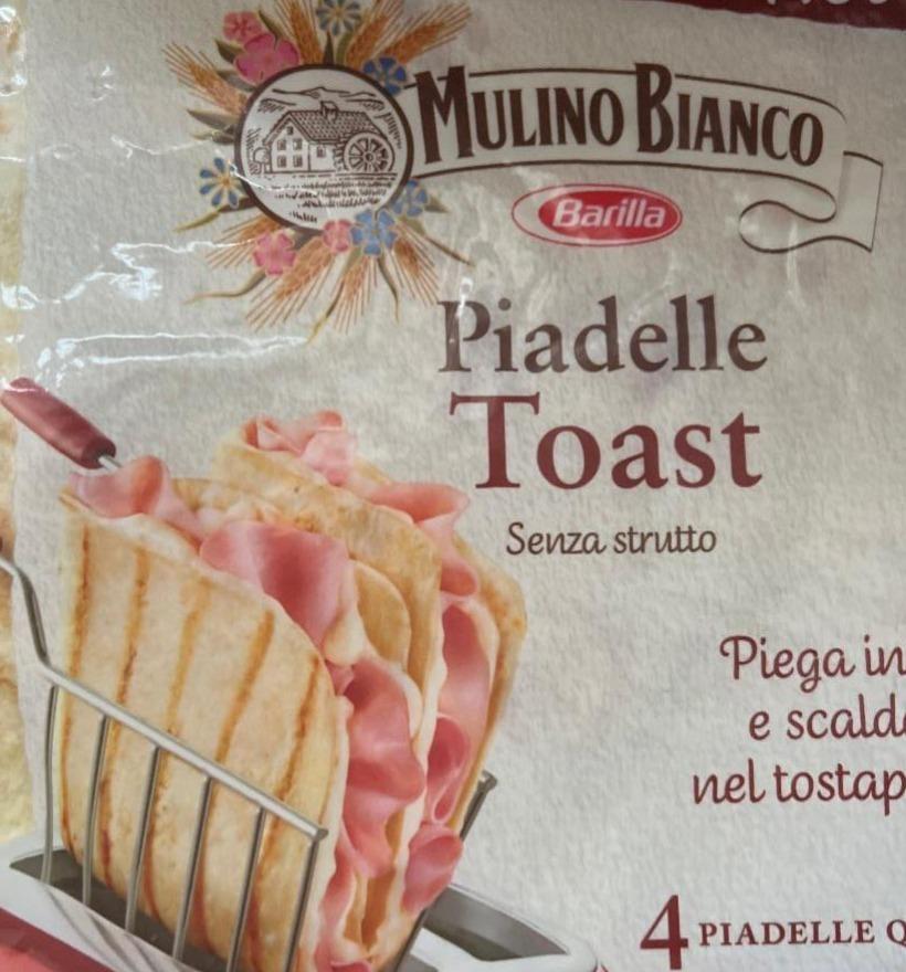Фото - Piadina Piadelle Toast Mulino Bianco