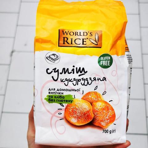 Фото - Суміш кукурудзяна безглютенова World's rice