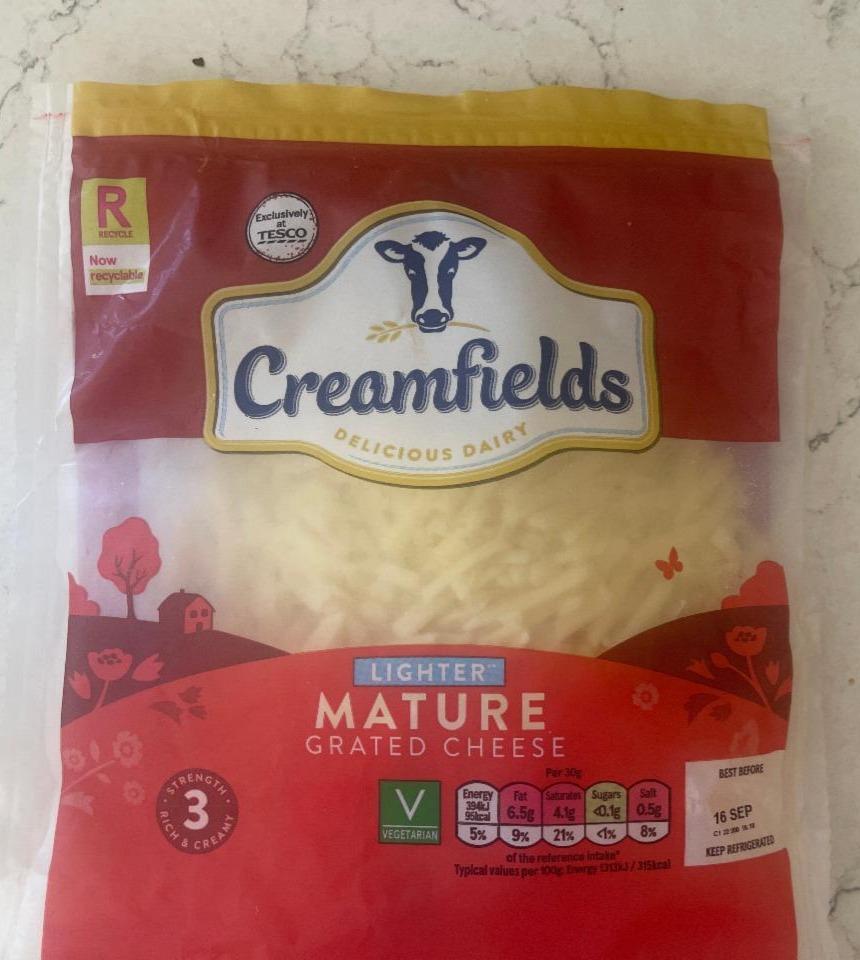 Фото - Сир твердий тертий Mature Grated Cheese Creamfields