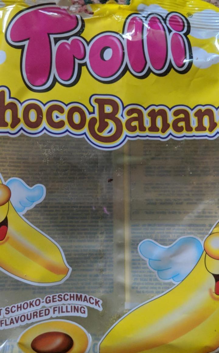 Фото - Жувальні цукерки Choco Bananas Trolli