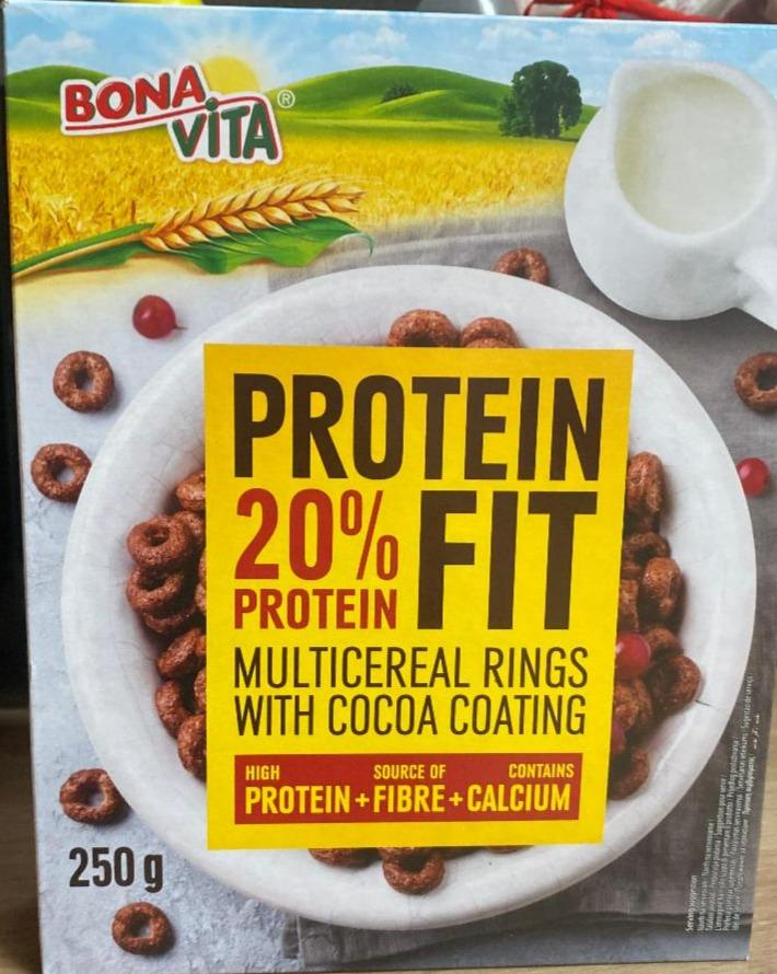 Фото - Білкові кільця з какао Protein Fit 20% Bonavita