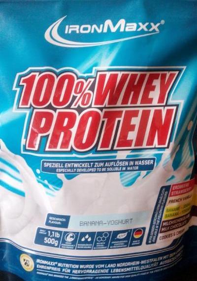 Фото - Сироватковий протеїн Whey Protein Банановий йогурт IronMaxx