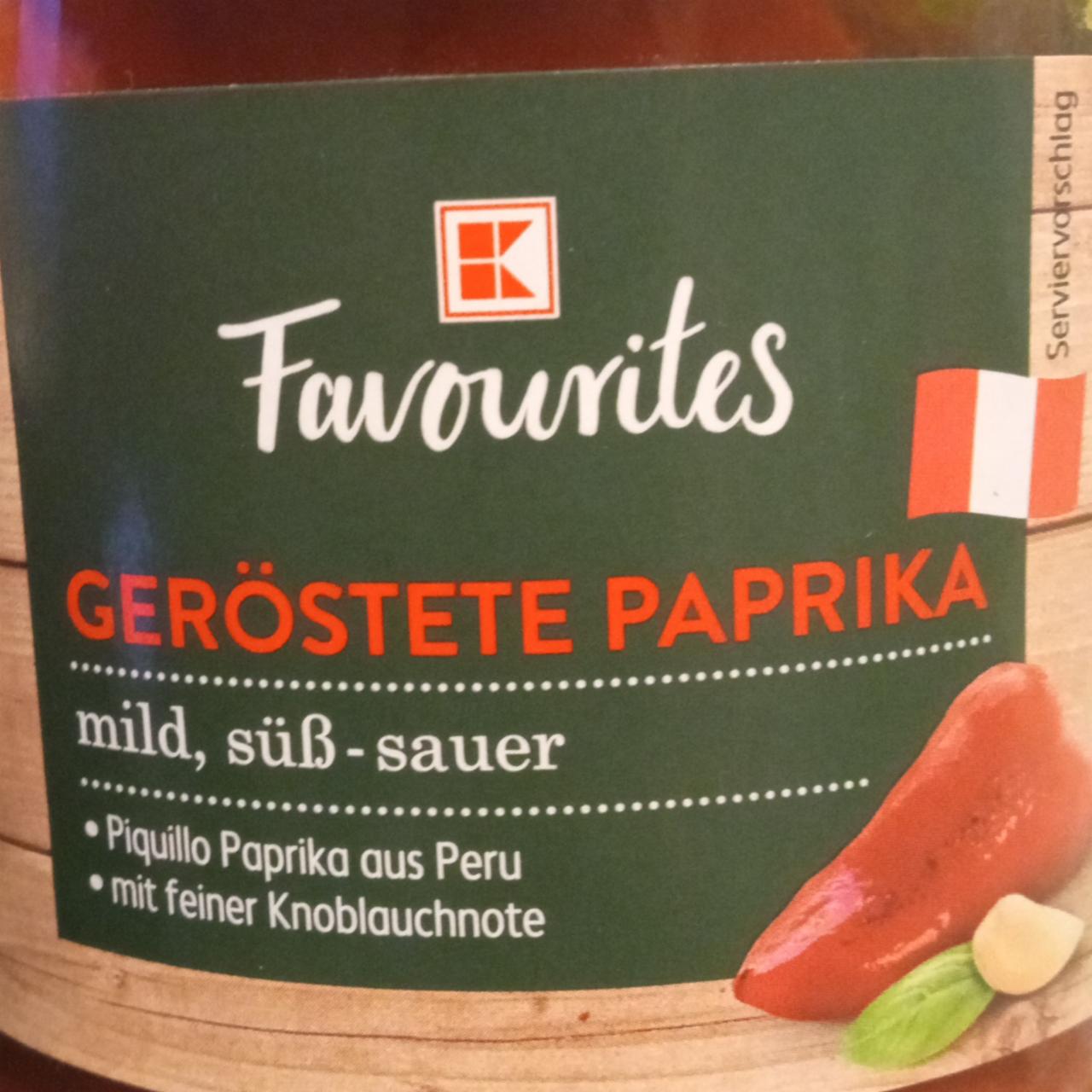 Фото - Перець у кисло-солодкому соусі Paprika Geröstete K-Favourites