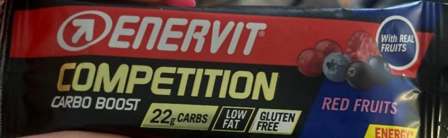 Фото - Competition bar red fruits flavour Enervit sport