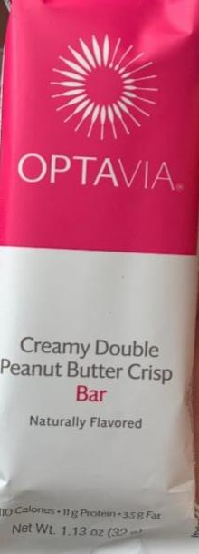 Фото - Батончик з арахісовим маслом Creamy Double Peanut Butter Crisp Optavia
