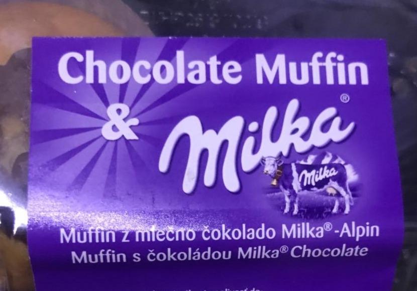 Фото - Шоколад молочний Chocolate Muffin & Milka