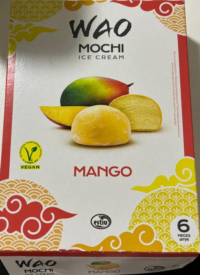 Фото - Десерт з сорбетом з манго в рисовому тесті Wao Mochi
