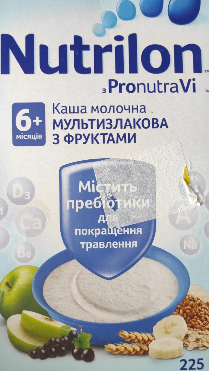 Фото - Каша молочна мультизлакова з фруктами Nutrilon з PronutraVi