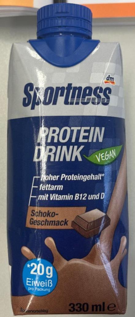 Фото - Protein drink schoko vegan Sportiness