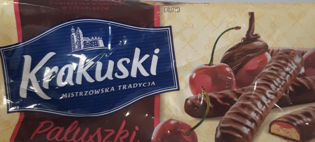Фото - Хлібні палички Кракуски з вишневим желе в шоколаді Krakuski
