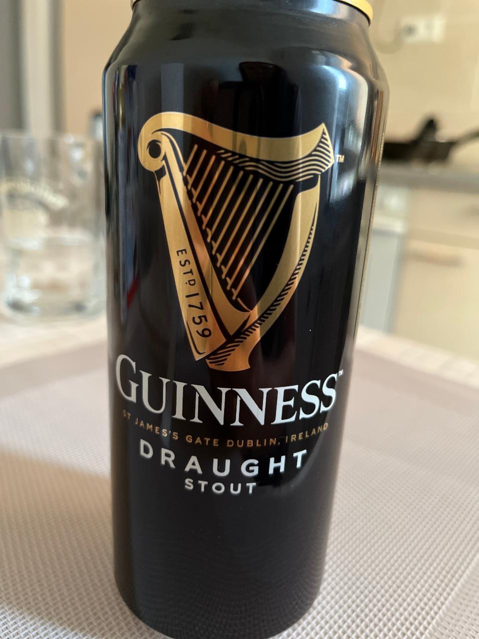 Фото - Пиво темне 4.2% Draught Stout Guinnes