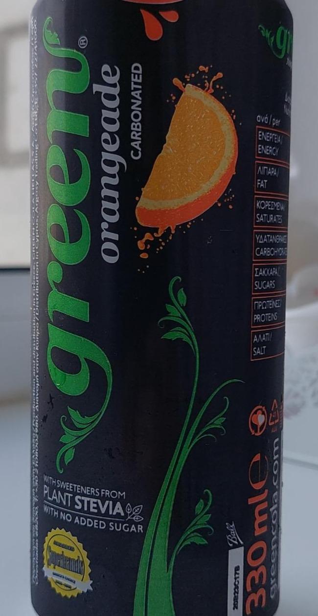 Фото - Напій сильногазований зі смаком апельсину Green Orangeade