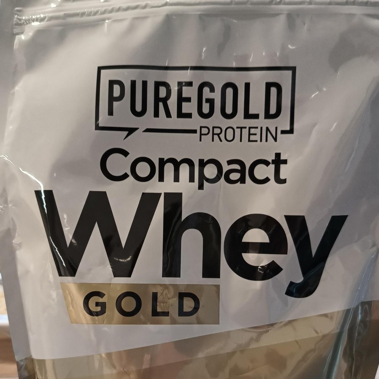 Фото - Протеїн Compact Whey Protein Молочно-ванільний коктейль Pure Gold