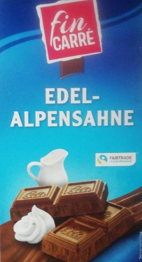 Фото - Шоколад Edel-Alpensahne молочний Fin Carrе
