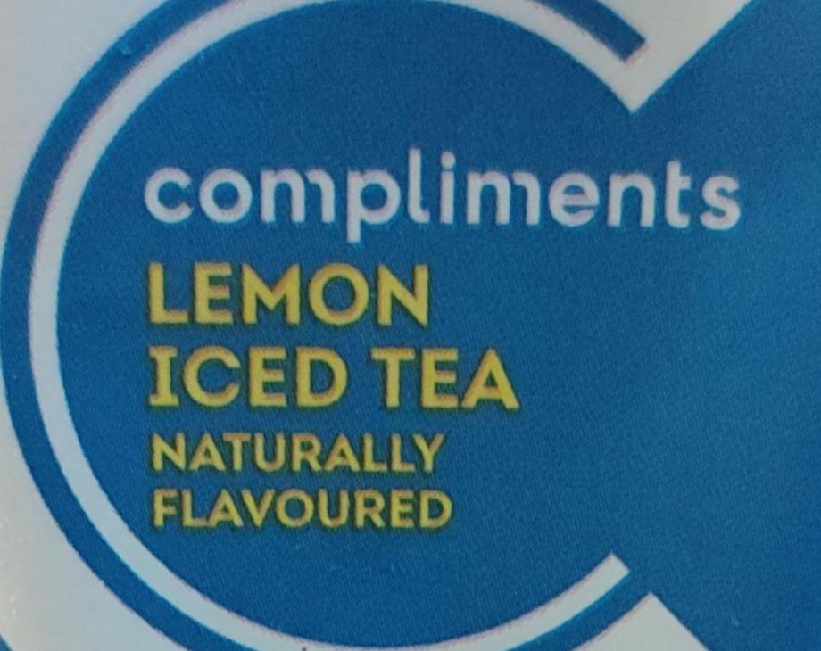 Фото - Заморожений сік Lemon Ice Tea Compliments