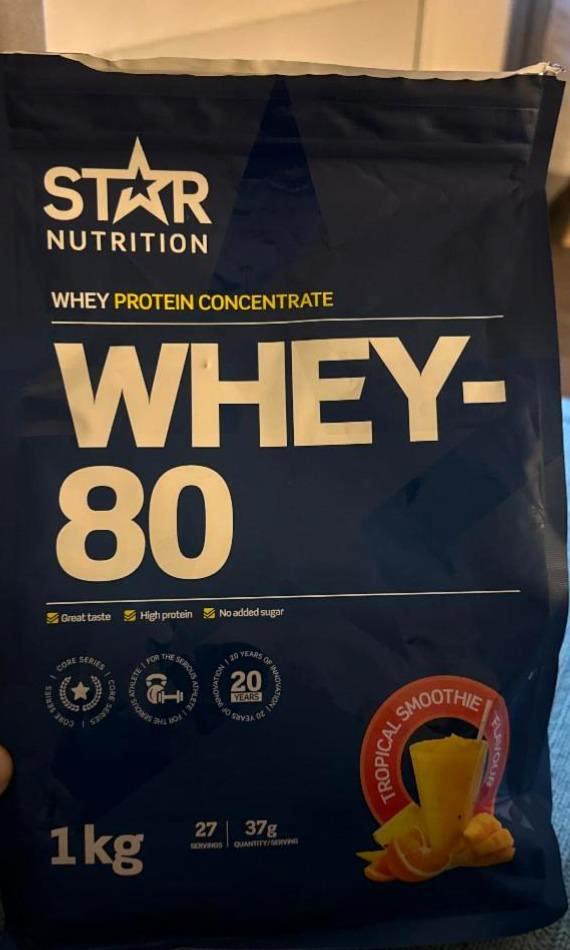 Фото - Протеїн Whey-80 Whey Protein Concentrate Star Nutrition