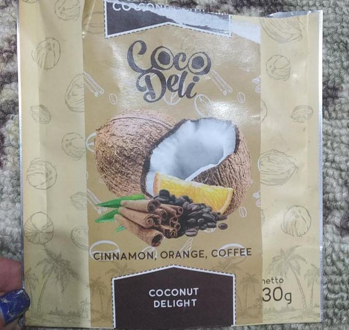 Фото - Чіпси кокосові солодкі з апельсином корицею і кавою Coco Deli