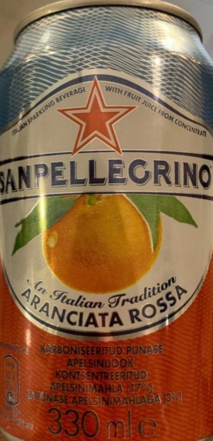 Фото - Газований напій Sanpellegrino Aranciata Rossa з ароматом червоного апельсина