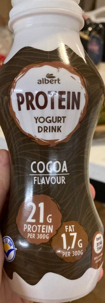 Фото - Білковий йогуртовий напій Какао Albert
