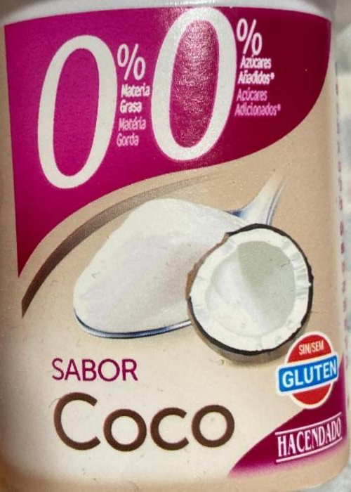 Фото - Йогурт Кокосовий смак 0% цукру Hacendado