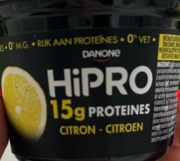 Фото - Йогурт протеїновий Hipro зі смаком лимона Danone