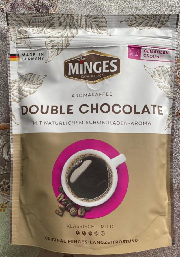 Фото - кава натуральна обсмажена з ароматом подвійного шоколаду Double Chocolate Minges