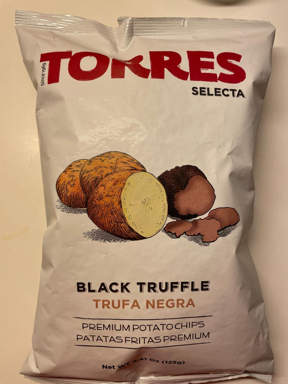 Фото - Чіпси картопляні з трюфелем Black Truffle Torres Selecta