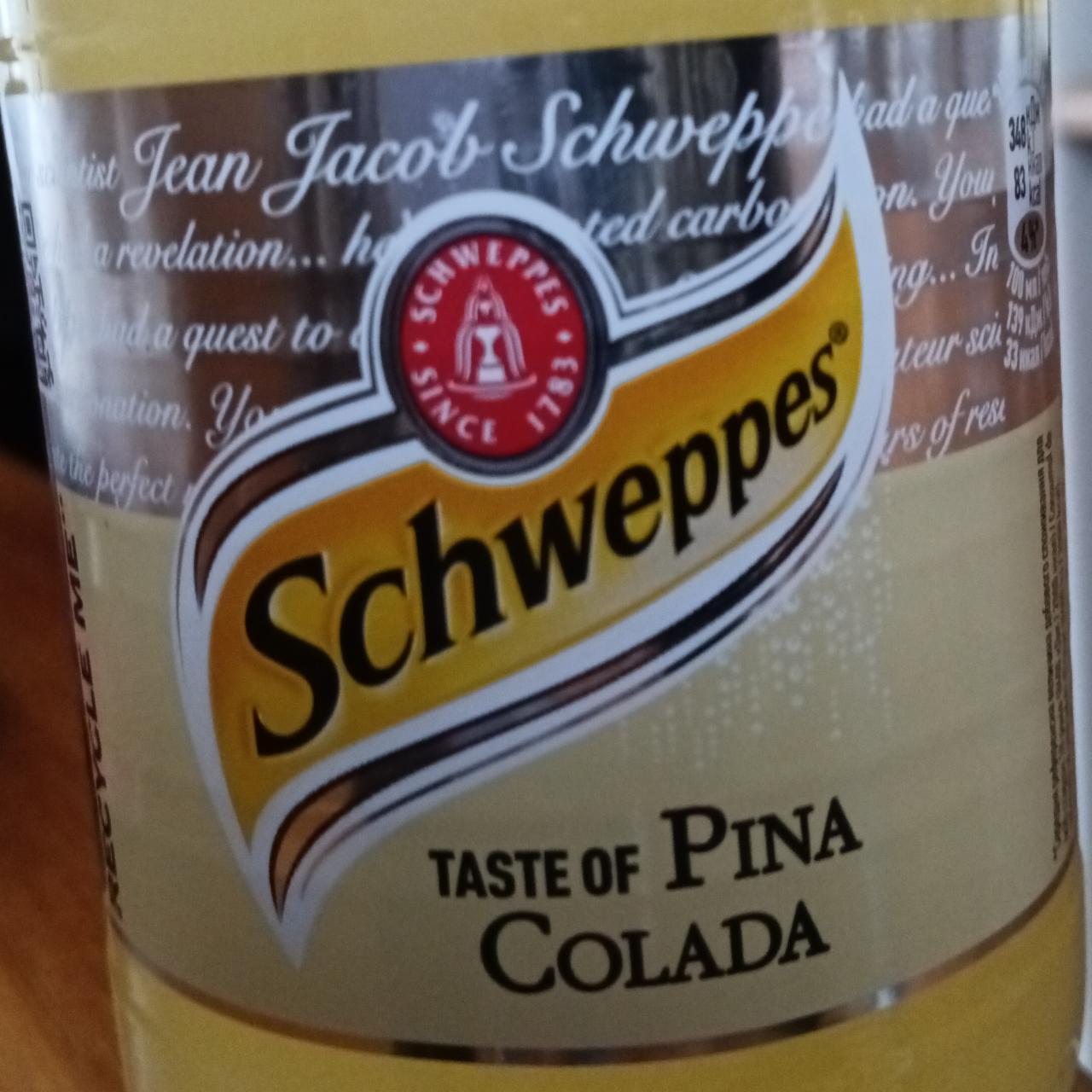 Фото - Напій безалкогольний сильногазований Pina Colada Schweppes
