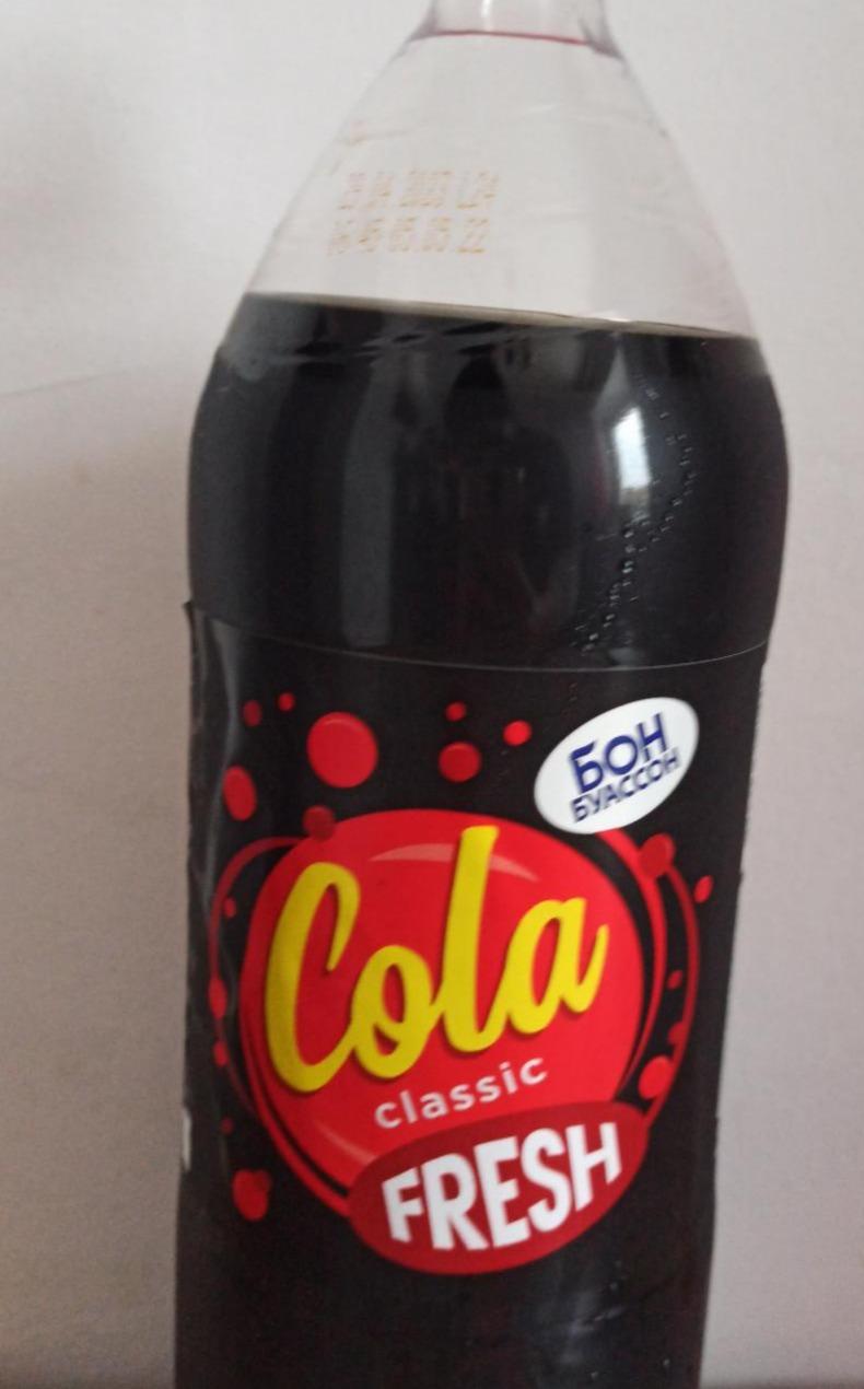 Фото - Напій безалкогольний сильногазований Cola Classic Fresh Бон Буассон