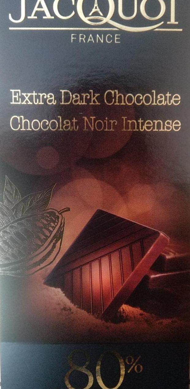 Фото - Інтенсивний темний шоколад 80% Jacquot