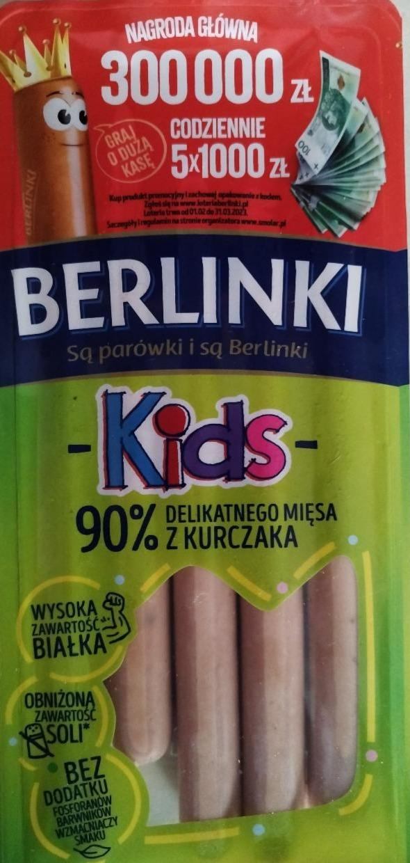 Фото - Сосиски курячі 90% Kids Berlinki