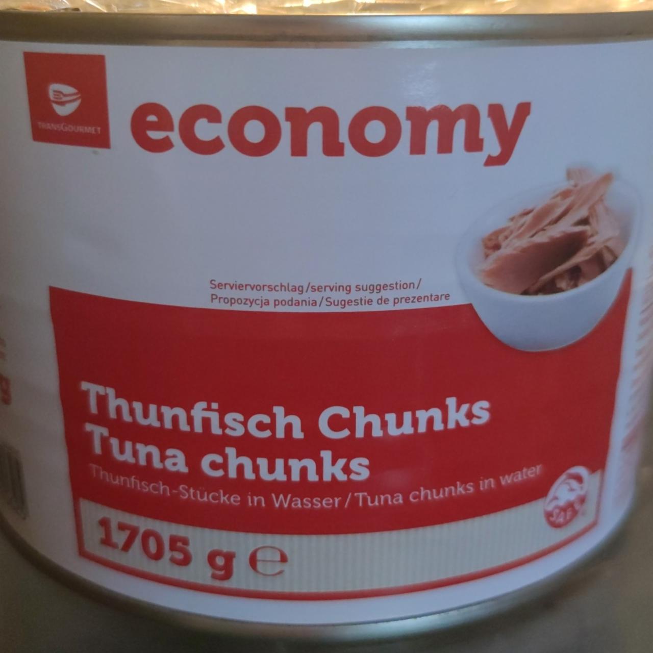 Фото - Тунець консервований шматочками Tuna Chunks Economy
