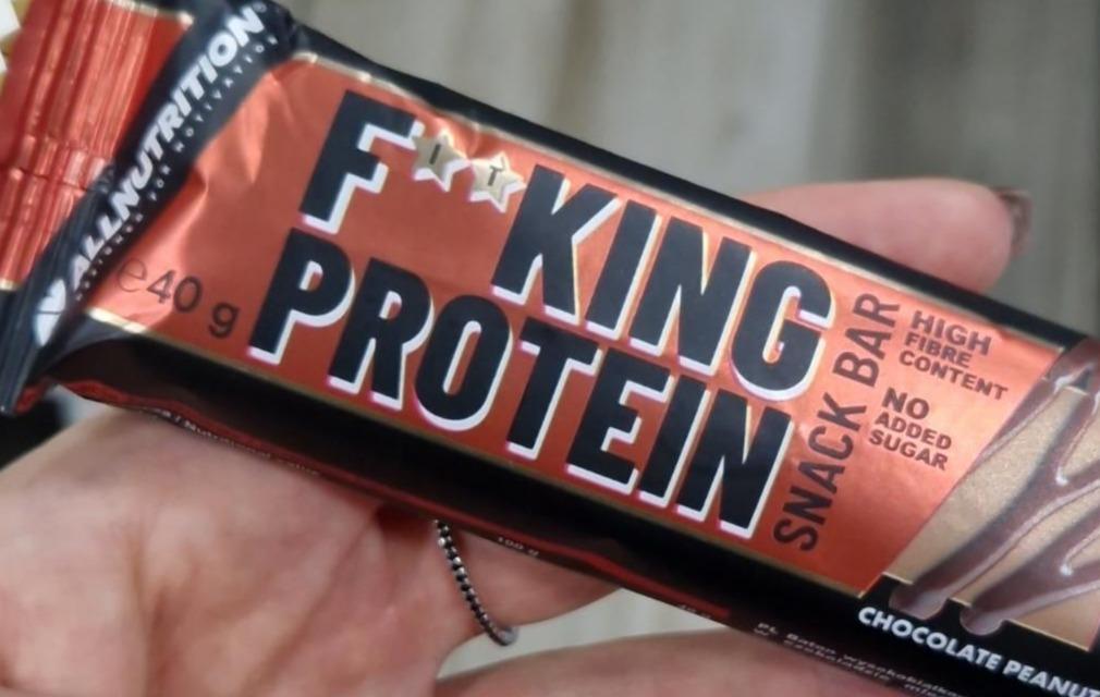 Фото - Батончик протеїновий горіховий Protein Snack Bar AllNutrition FitKing Protein