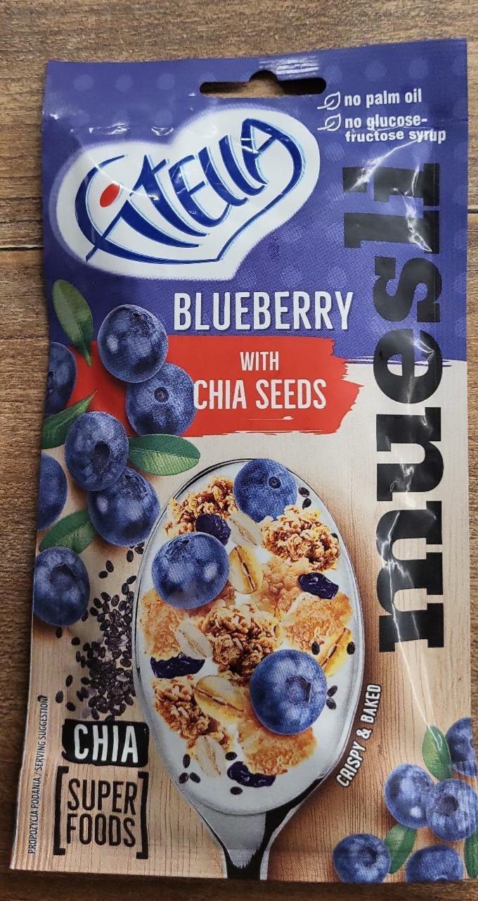 Фото - Мюслі з чорницею і насінням чіа Blueberry with Chia Seeds Fitella